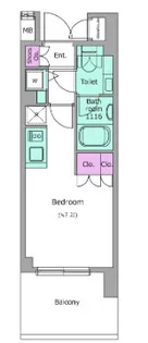 レジディア品川シーサイド【2階】の間取り