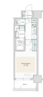 アーバネックス堂島【2階】の間取り