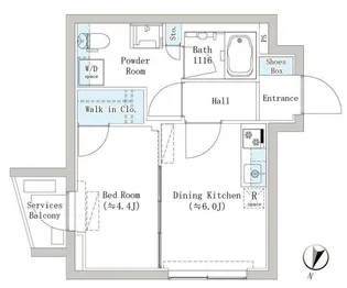 初台スクエア【1階】の間取り