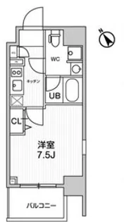 グランドコンシェルジュ浅草橋【10階】の間取り