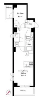 ラ・ミアカーサ中目黒【2階】の間取り