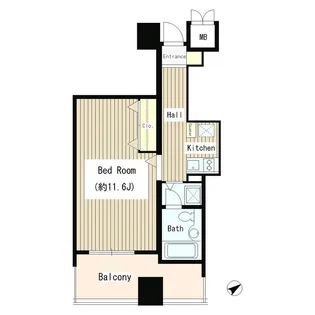 JUN HANABI【4階】の間取り