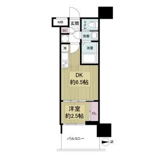 セレニテ中崎町リアン【10階】の間取り