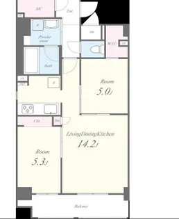 セイワパレス大阪城南【6階】の間取り