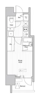 大森海岸レジデンス【8階】の間取り