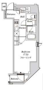 クレセント虎ノ門新橋【8階】の間取り