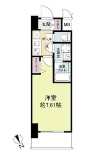 ブランシエスタ天満【1002号室】の間取り
