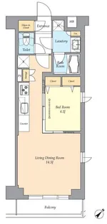 AIFLAT渋谷西原【4階】の間取り