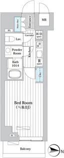 ルーエ押上【6階】の間取り