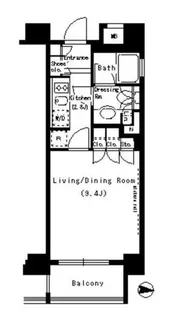 パークアクシス浜松町【9階】の間取り