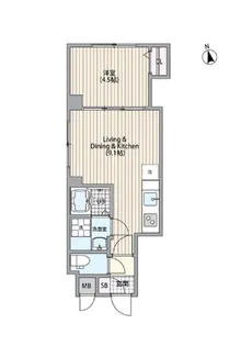 エルファーロ恵比寿【3階】の間取り