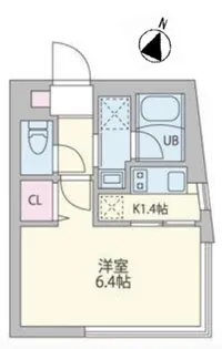 クーカイ・テラス学芸大学【2階】の間取り