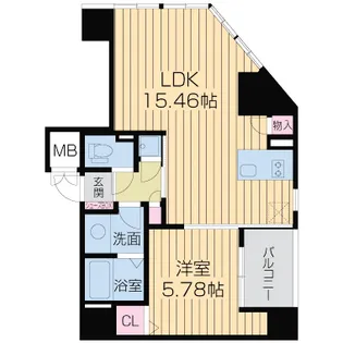 フォレステージュ西本町【302号室】の間取り