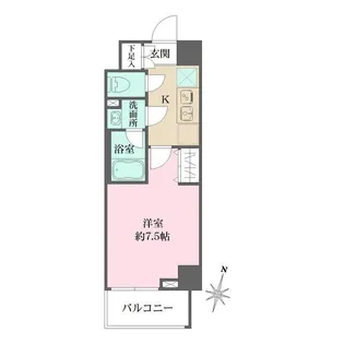 ベルフェリーク木場【7階】の間取り