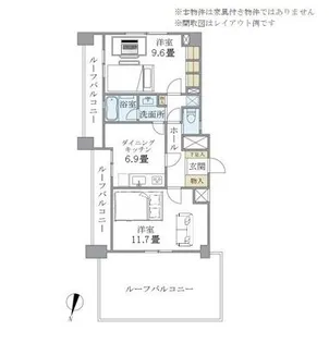 北品川アパートメント【9階】の間取り