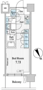 プレノ清澄庭園【6階】の間取り