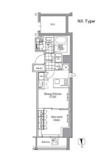 パークハビオ門前仲町【13階】の間取り