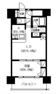 パークキューブ東品川【8階】の間取り