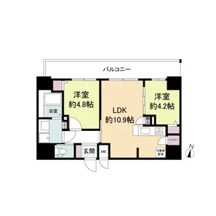リヴェント福島野田【15階】の間取り