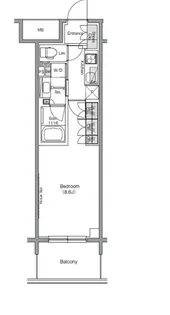 ザ・パークハビオ堂島【4階】の間取り