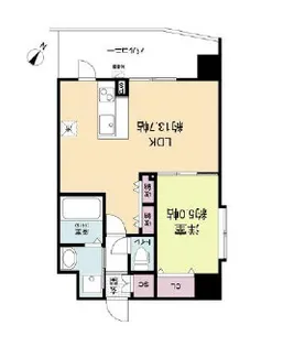 スプランディッド中之島WEST【2階】の間取り