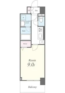 キャナルテラス品川【10階】の間取り