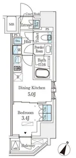 ベルファース神田神保町【2階】の間取り