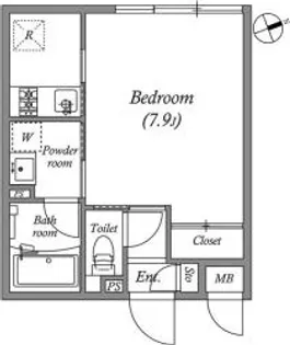 GranDuo千歳船橋Ⅳ【207号室】の間取り