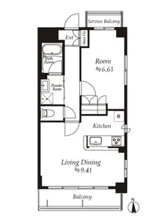 グリシーナ下北沢【3階】の間取り