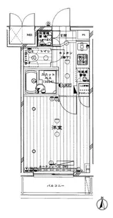 ルーブル森下【2階】の間取り