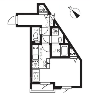 ジェイエムケー田園調布【1階】の間取り