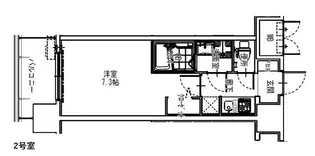 S-RESIDENCE大阪同心【15階】の間取り