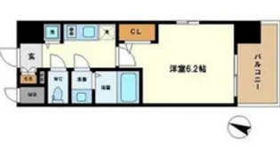 エスリード中之島SOUTH【11階】の間取り