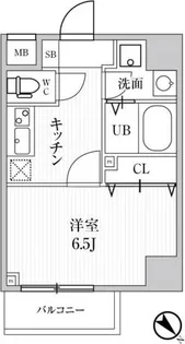 ALTERNA池袋EAST【2階】の間取り