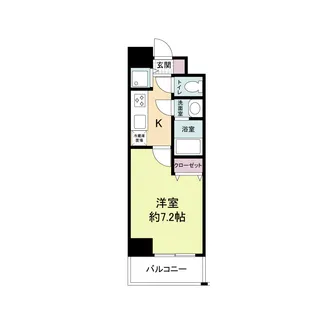 サムティ阿波座Lusso【4階】の間取り