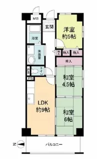 サウスサイドなにわ筋【502号室】の間取り