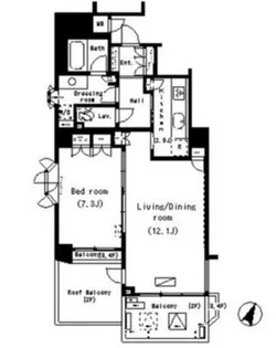 パークアクシス明治神宮前【3階】の間取り