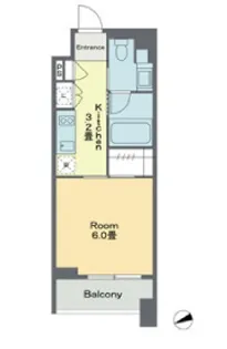 ベルファース戸越スタティオ【4階】の間取り