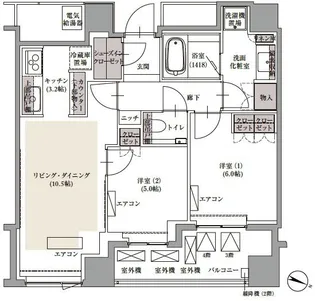 ブランズ四番町【4階】の間取り
