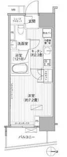 ヒューリックレジデンス新御茶ノ水【10階】の間取り