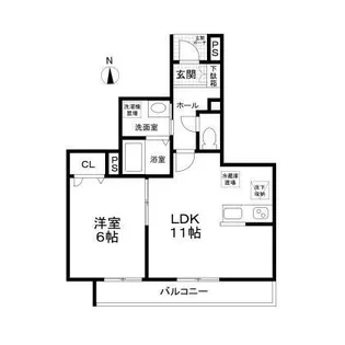 Lanai House 393 Laule’a【3階】の間取り