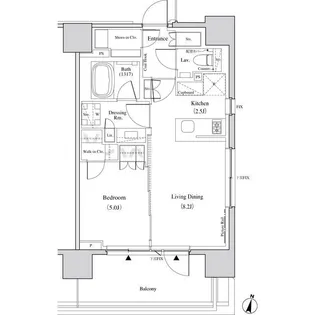 ザ・パークハビオ代々木【4階】の間取り