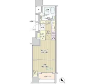 アネーロ銀座【5階】の間取り