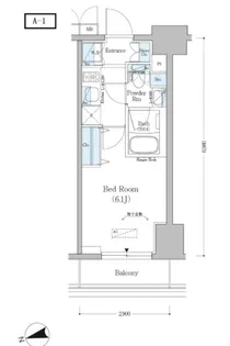 アーバネックス戸越【8階】の間取り