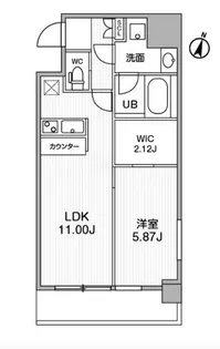 La Douceur天満【12階】の間取り