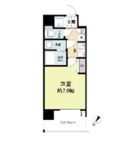 スプランディッド中之島WEST【11階】の間取り