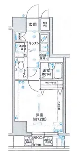 ヴェルト柿の木坂【4階】の間取り