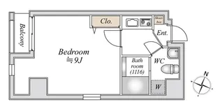 LIVEFLAT菊川【6階】の間取り