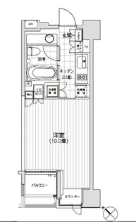 カスタリア銀座【3階】の間取り