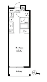 東京都千代田区岩本町3丁目【マンション】の間取り